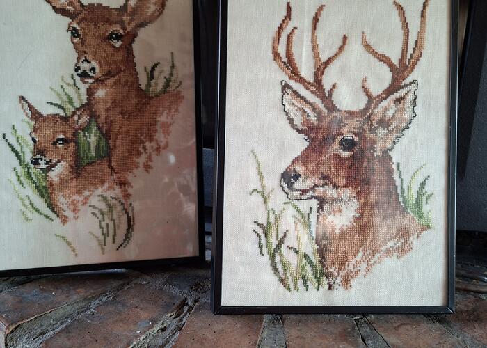 Grajewo ogłoszenia: Sprzedam wyszywane obrazy w bardzo solidnej ramce